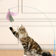 Load image into Gallery viewer, Funny Cat Stick Toy with Detachable Teaser Wand And Sucker Base