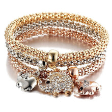 Load image into Gallery viewer, Charm Rhinestone Popcorn Bracelet