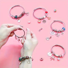 Load image into Gallery viewer, Girls Charm Bracelet Making Kit