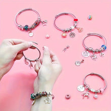 Load image into Gallery viewer, Sett til å lage armbånd for sjarm for jenter