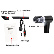 Load image into Gallery viewer, Trådløs håndholdt bilstøvsuger
