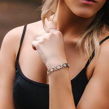 Load image into Gallery viewer, Blomsterarmbånd i kobber