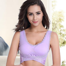 Load image into Gallery viewer, Women&#39;s Wireless Full Coverage Lace Bra