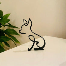 Load image into Gallery viewer, Hundeminimalistisk kunstskulptur