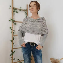 Load image into Gallery viewer, Knitted Cable Wrap For Women