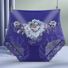 Load image into Gallery viewer, High Waist Lace Embroidered Panties
