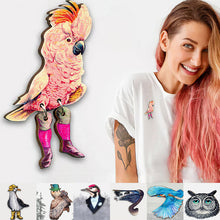 Load image into Gallery viewer, Bird Wooden Brooch