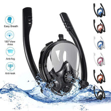 Load image into Gallery viewer, Swimming Snorkel Mask