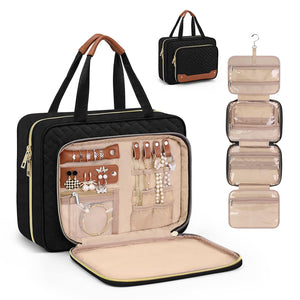 Hanging toiletry storage cosmetic bag