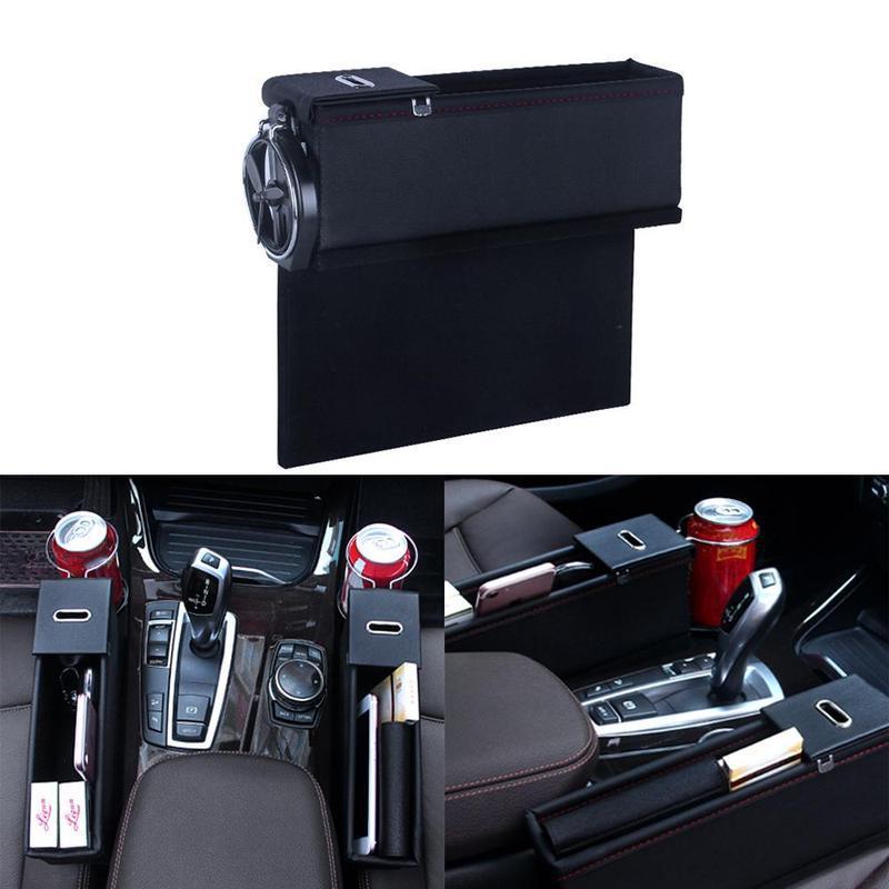 Multifunctional car seat storage box