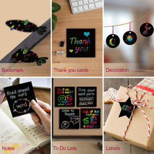 Load image into Gallery viewer, DIY Rainbow Magic Scratch Paper Art Set