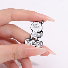 Load image into Gallery viewer, Funny Middle Finger Brooch