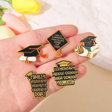 Load image into Gallery viewer, Graduation Season Metal Commemorative Pin