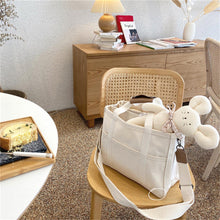 Load image into Gallery viewer, Solid Color Canvas Tote Bag