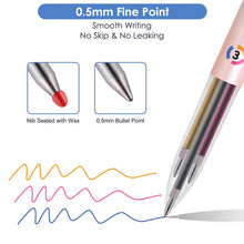Load image into Gallery viewer, Three-Color Retractable Gel Pen