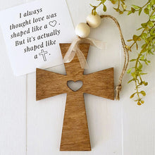 Load image into Gallery viewer, Inspirational Cardinal Wood Hanging Ornament