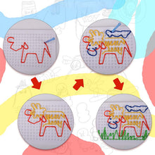 Load image into Gallery viewer, DIY Magic Threading Board for Kids