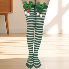 Load image into Gallery viewer, Christmas Thigh High Stockings