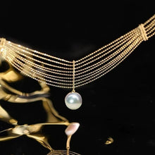 Load image into Gallery viewer, Pearl Tassel Necklace
