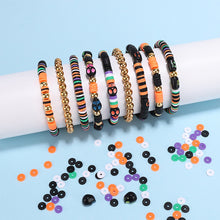 Load image into Gallery viewer, Halloween Themed Beads Bracelet
