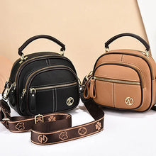 Load image into Gallery viewer, Adjustable Wide Shoulder Strap Leather Bag