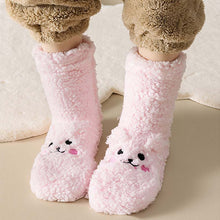 Load image into Gallery viewer, Little Bear Ultra-thick Cozy Slipper Home Socks