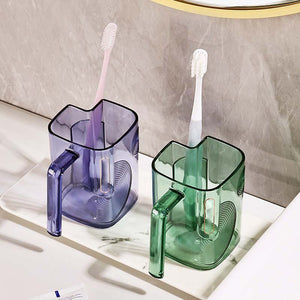 Luxury Gargle Cup with Toothbrush Slot