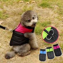 Load image into Gallery viewer, Dog Winter Warm Clothes Zipper Dog Vest