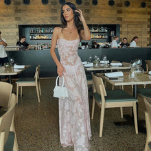 Load image into Gallery viewer, Floral Patchwork Pattern Cami Dress