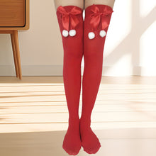 Load image into Gallery viewer, Christmas Thigh High Stockings