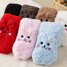 Load image into Gallery viewer, Little Bear Ultra-thick Cozy Slipper Home Socks