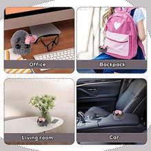 Load image into Gallery viewer, Cute Sad Crochet Hamster Keyring