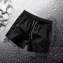 Load image into Gallery viewer, Men&#39;s Plain Solid Color Drawstring Pocket Shorts