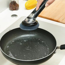 Load image into Gallery viewer, Multifunctional Long Handle Pressing Cleaning Brush