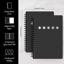 Load image into Gallery viewer, Password Book with Colorful Alphabetical Tabs