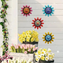 Load image into Gallery viewer, Metall Blomsterhåndverk Dekorasjoner