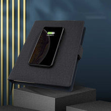 Load image into Gallery viewer, Trådløs lading Multifunksjonsportefølje Notatbok