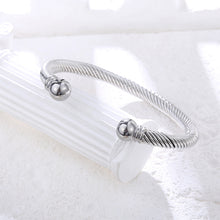 Load image into Gallery viewer, Stainless Steel Twisted Cable Wire Bracelet