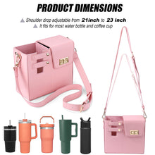 Load image into Gallery viewer, Crossbody Bag with Water Bottle Holder for Women