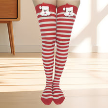 Load image into Gallery viewer, Christmas Thigh High Stockings