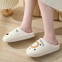Load image into Gallery viewer, Cartoon Print Plush Slippers