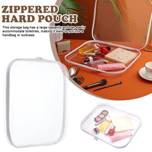 Load image into Gallery viewer, Double Zippered Hard Pouch
