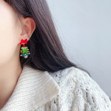 Load image into Gallery viewer, Christmas Tree Earrings