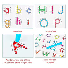 Load image into Gallery viewer, 2-in-1 Double Sided Magnetic Alphabet Edition