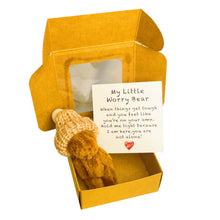 Load image into Gallery viewer, Handmade Mini Plush Teddy Bear in Box