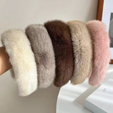 Load image into Gallery viewer, Warm Faux Mink Plush Headband