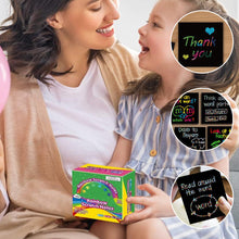 Load image into Gallery viewer, 【100 Sheets/1 Set】DIY Rainbow Magic Scratch Paper Art Set