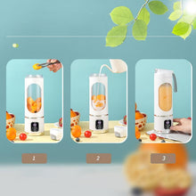 Load image into Gallery viewer, 450ml Portable USB Rechargeable Juicer Blender