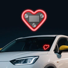 Load image into Gallery viewer, Solar-Powered Heart Neon Ambient Light for Car Rear Window