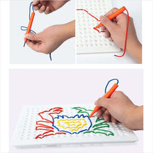 Load image into Gallery viewer, DIY Magic Threading Board for Kids